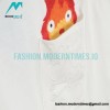 Loewe - 23SS Flame Four-leaf Clover Pocket Short-sleeved T-shirt